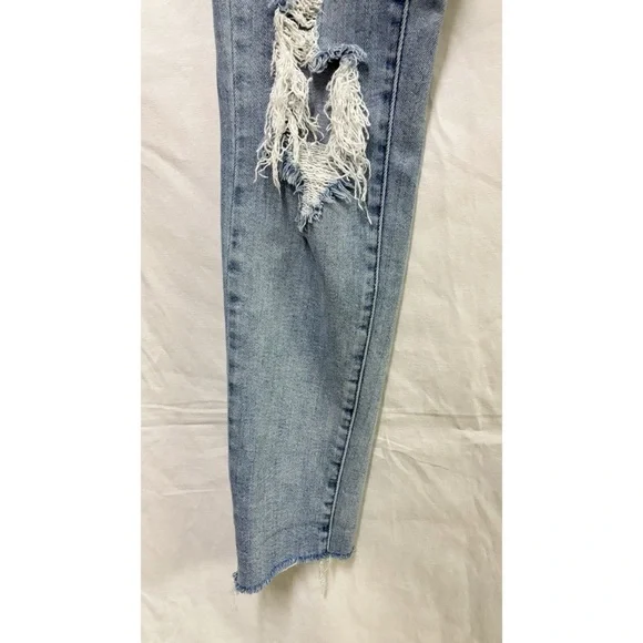 Judy Blue 13 31 Skinny jeans distressed academia goth womens stretch Moto Grunge - Picture 6 of 8